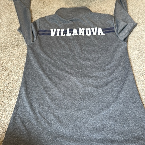 Victoria Secret Pink Villanova Wildcats Pullover 1/4 Zip Shirt 5th & Ocean M - Picture 3 of 4